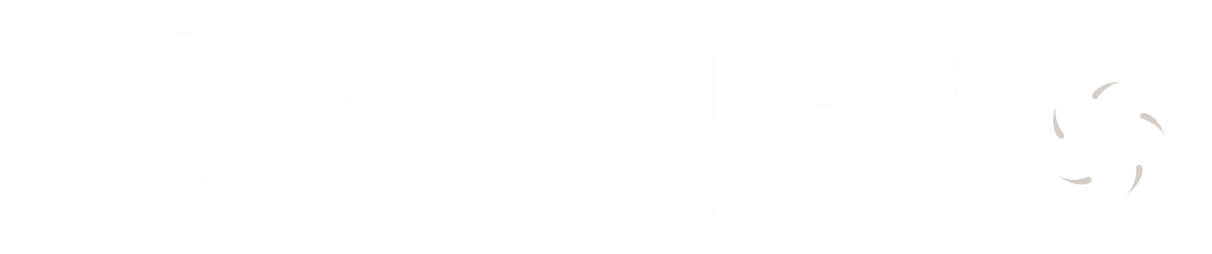 Logo comercial de la clínica del pie en color blanco