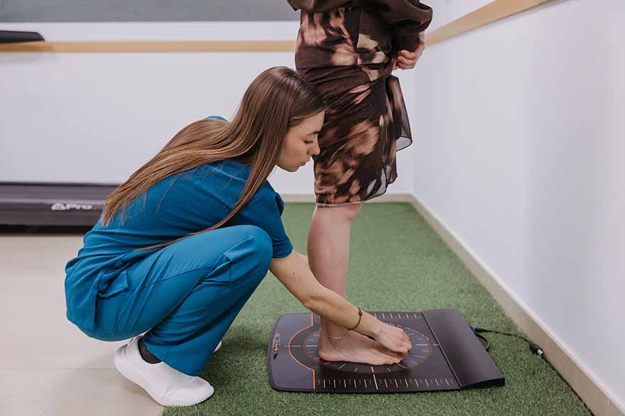 Imagen del estudio de la pisada